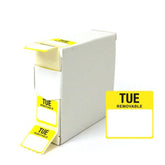 Mileta Tuesday Food Labels 25x25mm